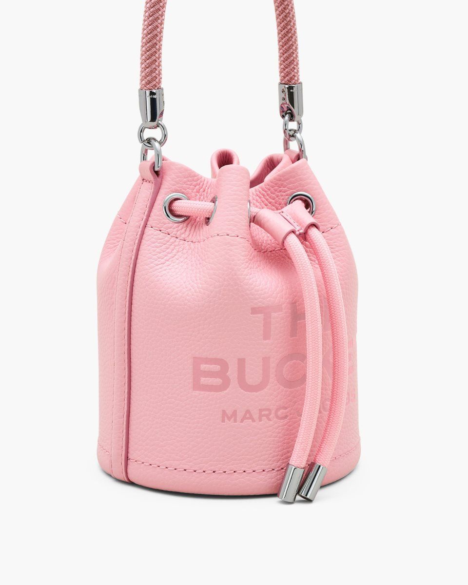 bucket bags Marc Jacobs The Leather Mini Bucket Bag γυναικεια ροζ | 326971RFB