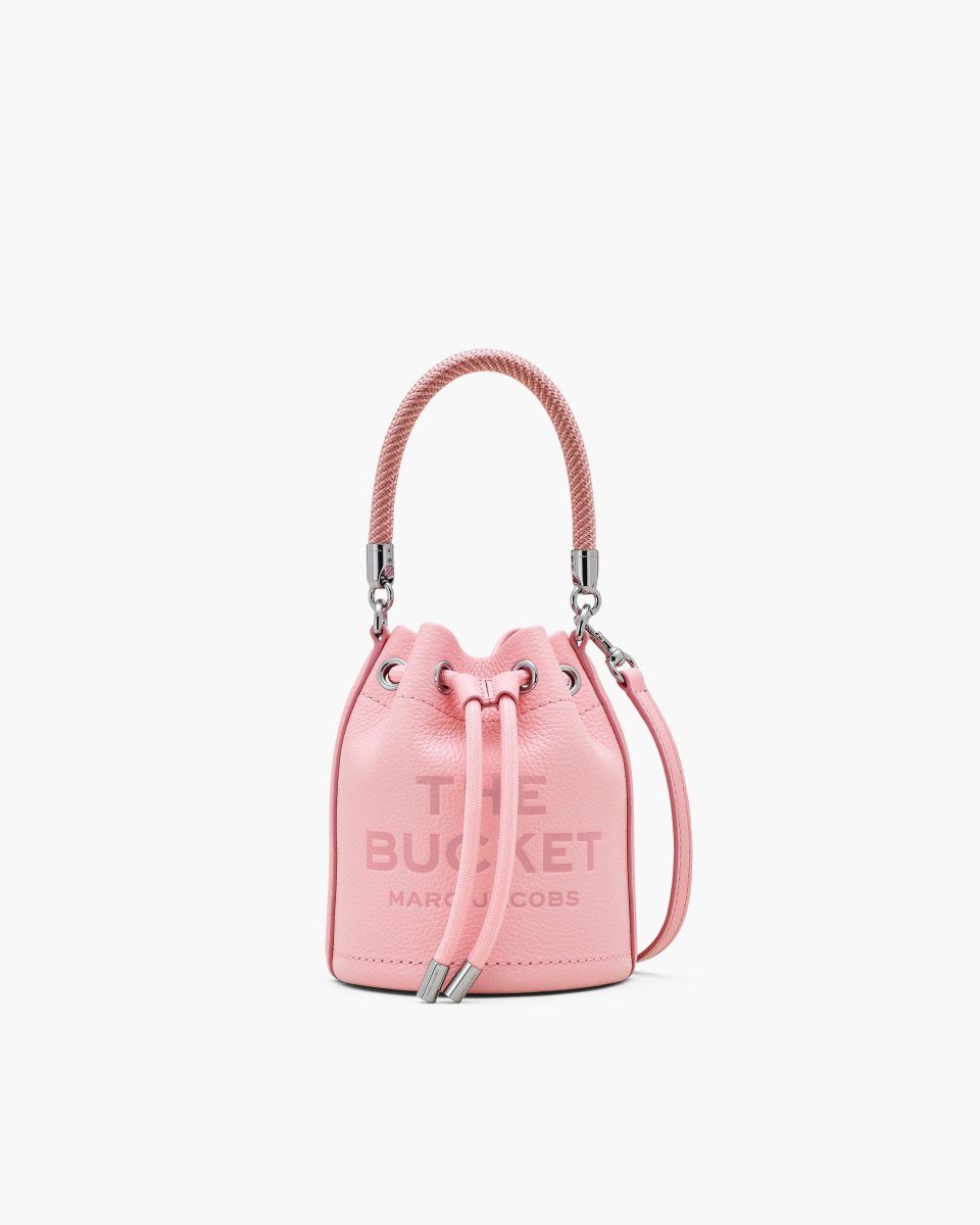 bucket bags Marc Jacobs The Leather Mini Bucket Bag γυναικεια ροζ | 326971RFB